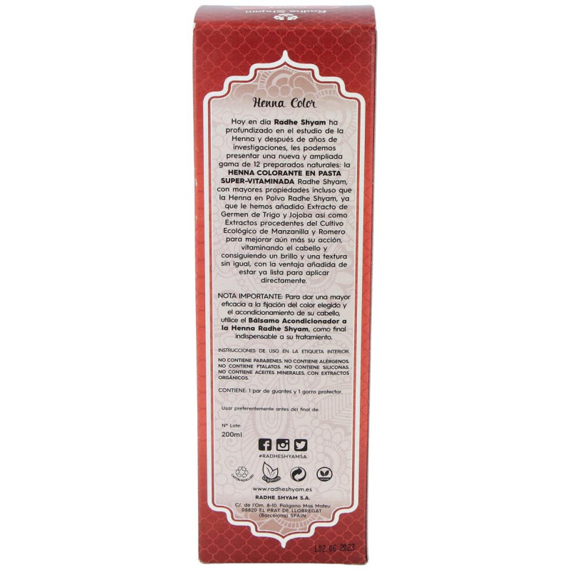 Henna Pasta Caoba - Radhe Shyam