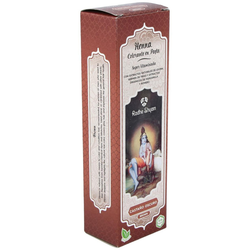 Radhe Shyam Henna Pasta Castaño Oscuro
