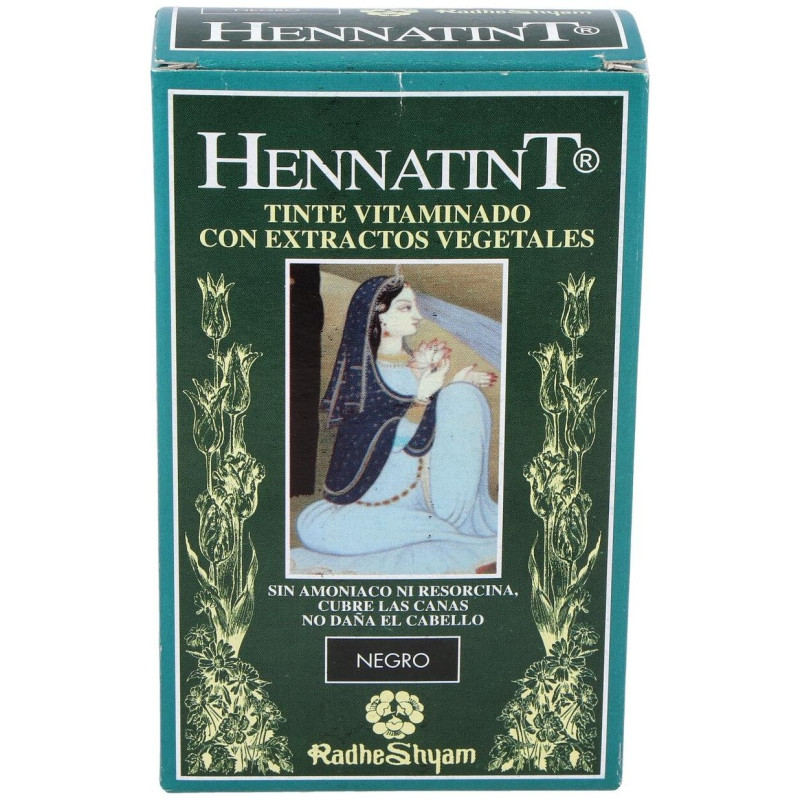 Hennatint Negro 60ml - Radhe Shyam