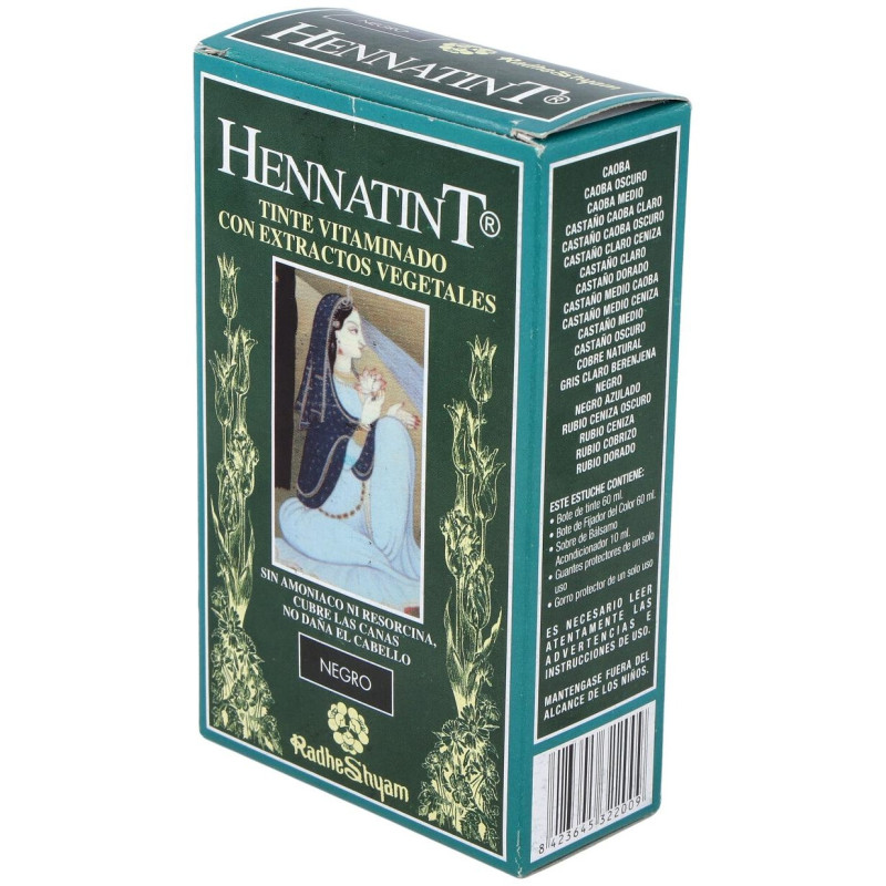 Hennatint Negro 60ml - Radhe Shyam
