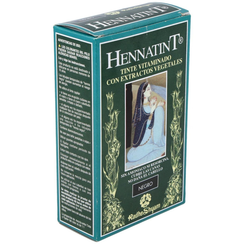 Hennatint Negro 60ml - Radhe Shyam