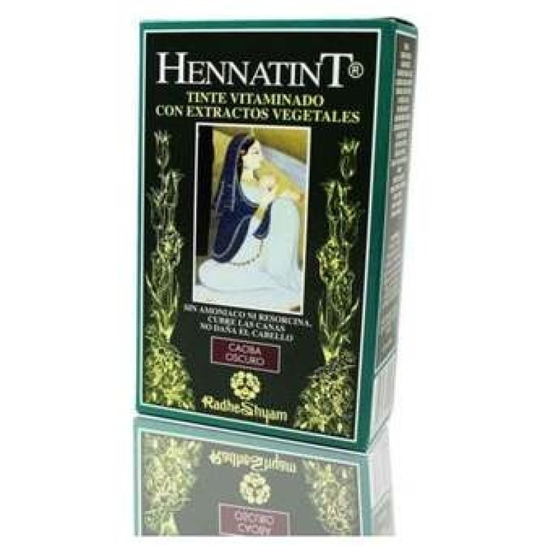 Hennatint Caoba Oscuro 60ml - Radhe Shyam