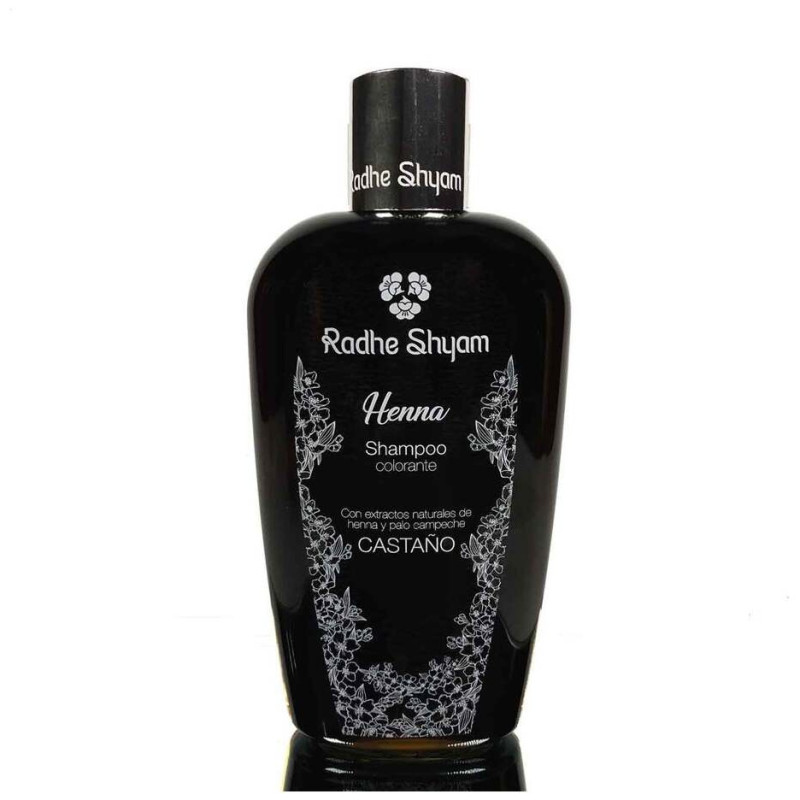Champú Colorante Castaño - Radhe Shyam