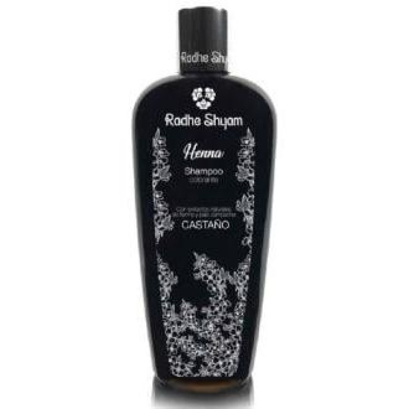 Champú Henna Color Castaðo 400ml - Radhe Shyam