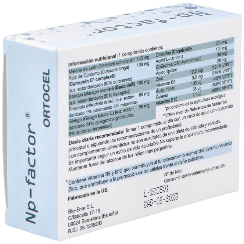 Np Factor 30caps - Ortocel Nutri-therapy