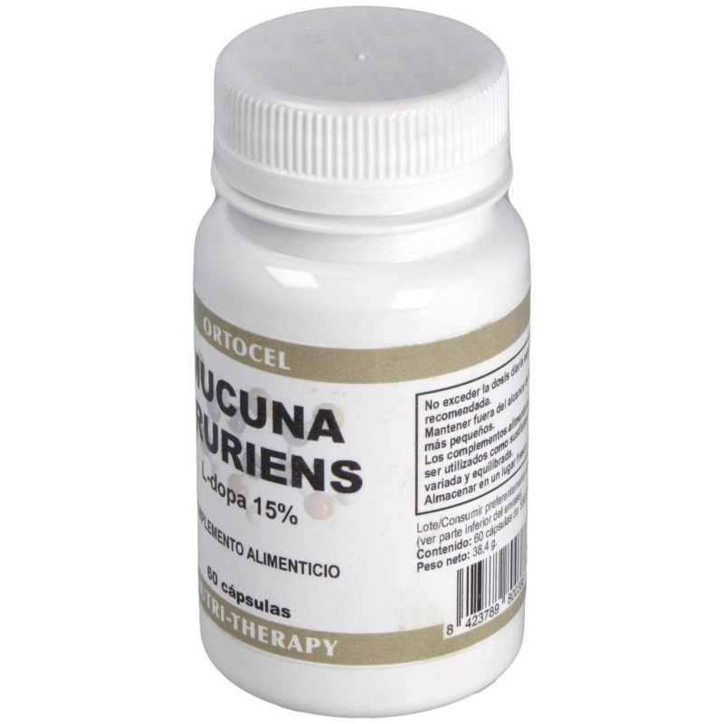 Ortocel Mucuna Pruriens 400mg 60caps - Ortocel Nutri-therapy
