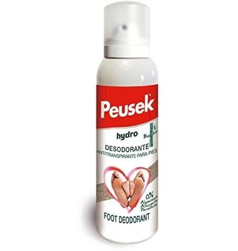 Hydro Antitranspirante Pies (1 Envase 100 ml con Pulverizador) - Peusek