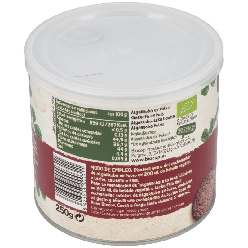 Algarroba Polvo Bio 250g - Biocop