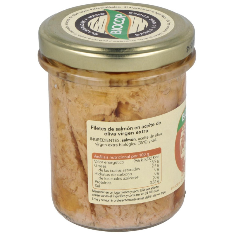 Salmon Filetes Bio 195g - Biocop
