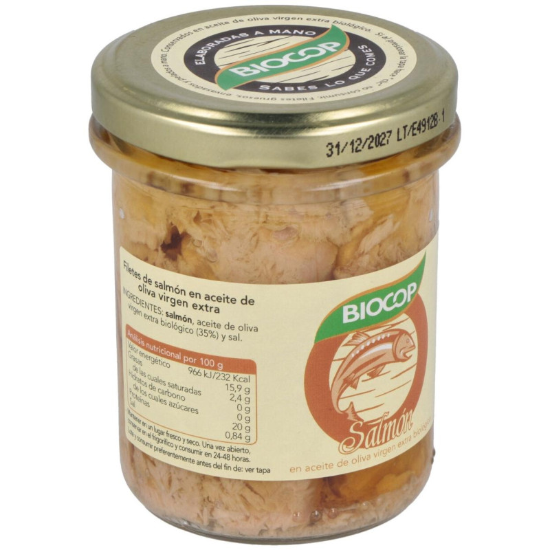 Salmon Filetes Bio 195g - Biocop