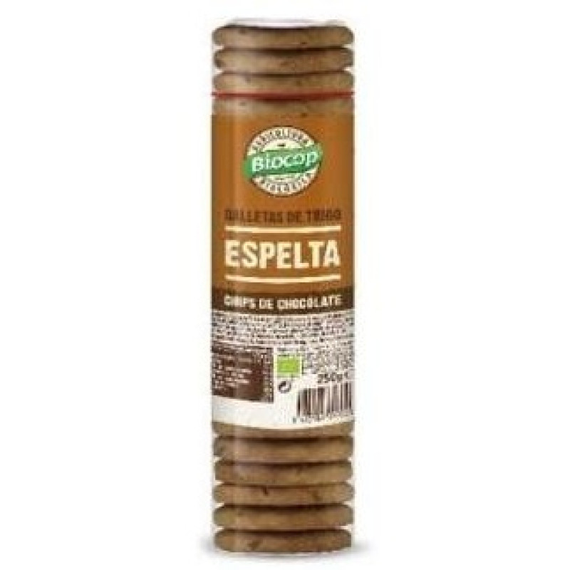 Galletas Espelta con Chips de Chocolate 250gr. Bio - Biocop