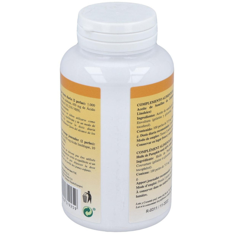 Cucurpol Aceite Calabaza 100 Perlas - Plantapol