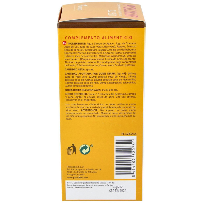 Polixir 02 Ed (digestivo) Jarabe 250ml - Plantapol