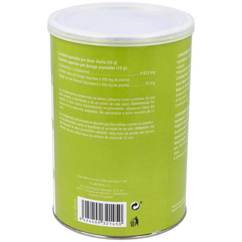 Plantapol Gluta Int Plus Polvo De Glutamina + Hinojo 500G