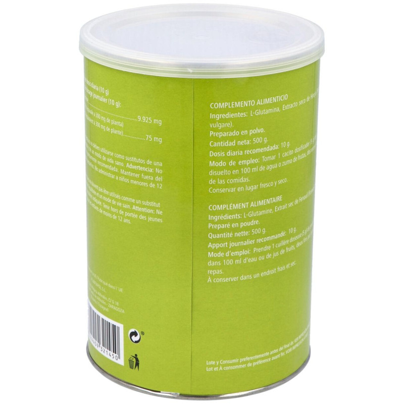 Plantapol Gluta Int Plus Polvo De Glutamina + Hinojo 500G