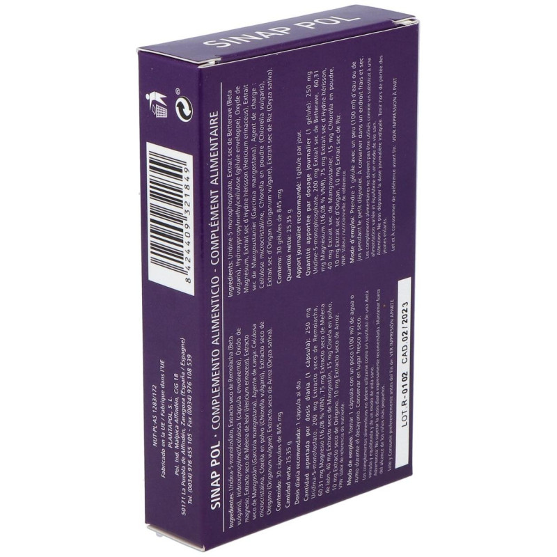 Plantapol Sinap Pol 30Caps