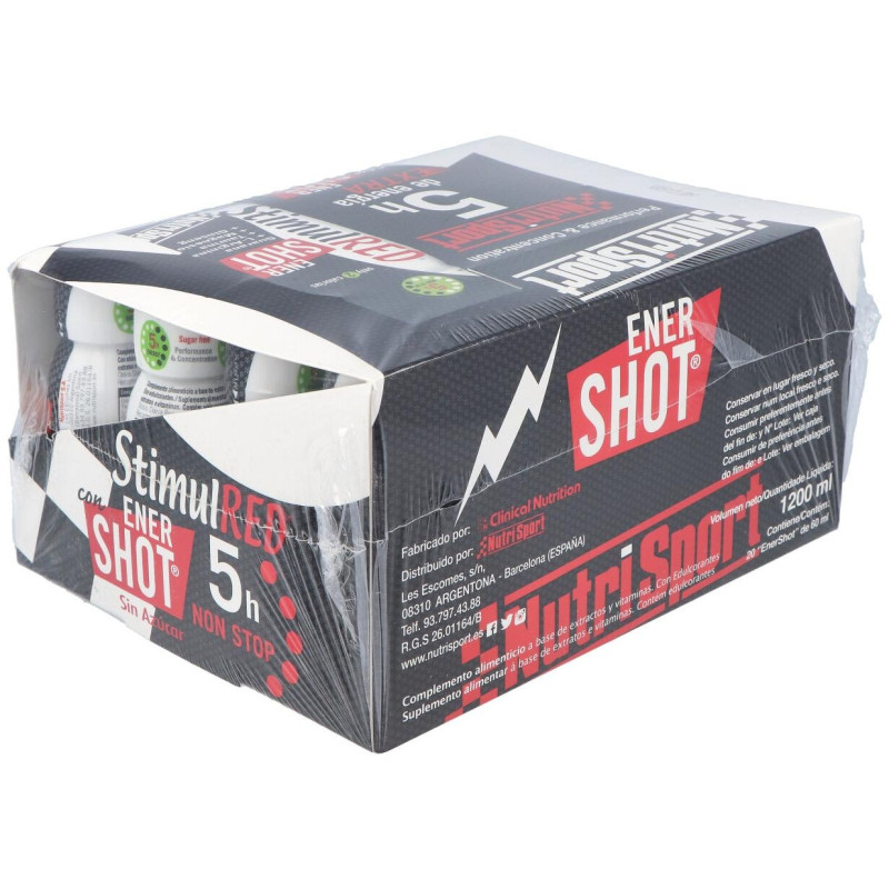 Stimul Red Ener Shot Caja 20unid.x60ml - Nutrisport