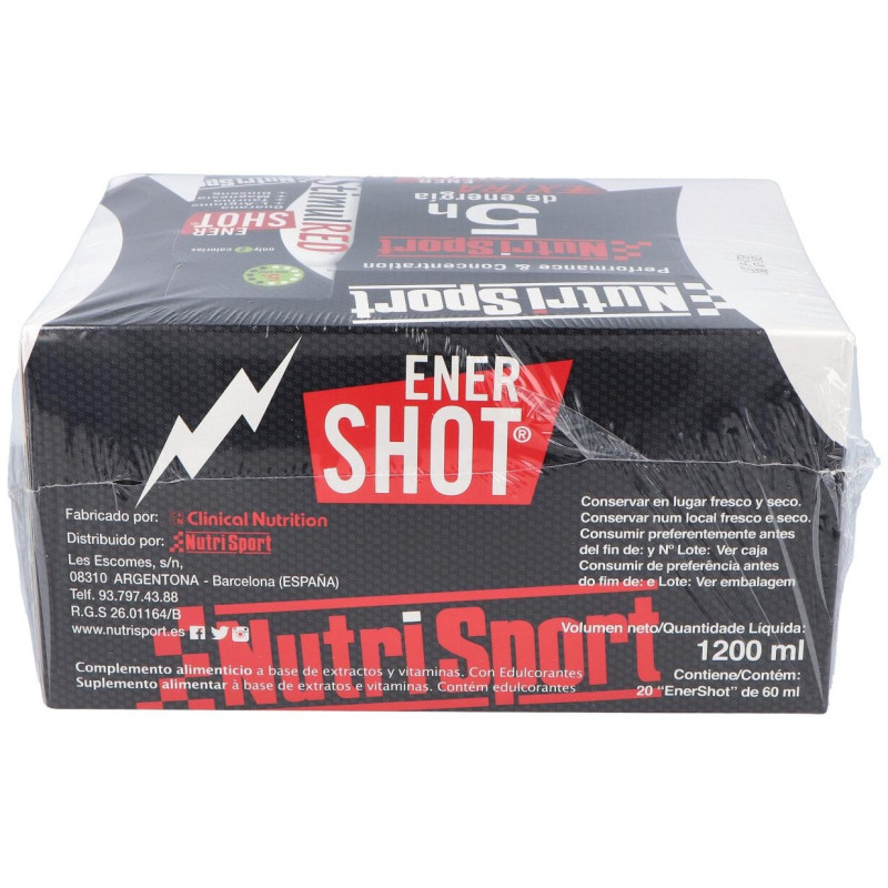 Stimul Red Ener Shot Caja 20unid.x60ml - Nutrisport