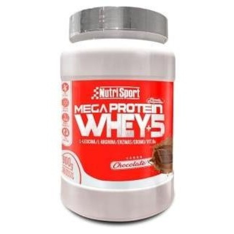 Mega Protein Whey 5 Chocolate 900g - Nutrisport