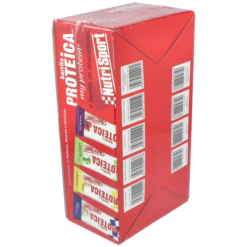 Barrita Proteica Vainilla - Cookies Caja 24unid. 2 - Nutrisport