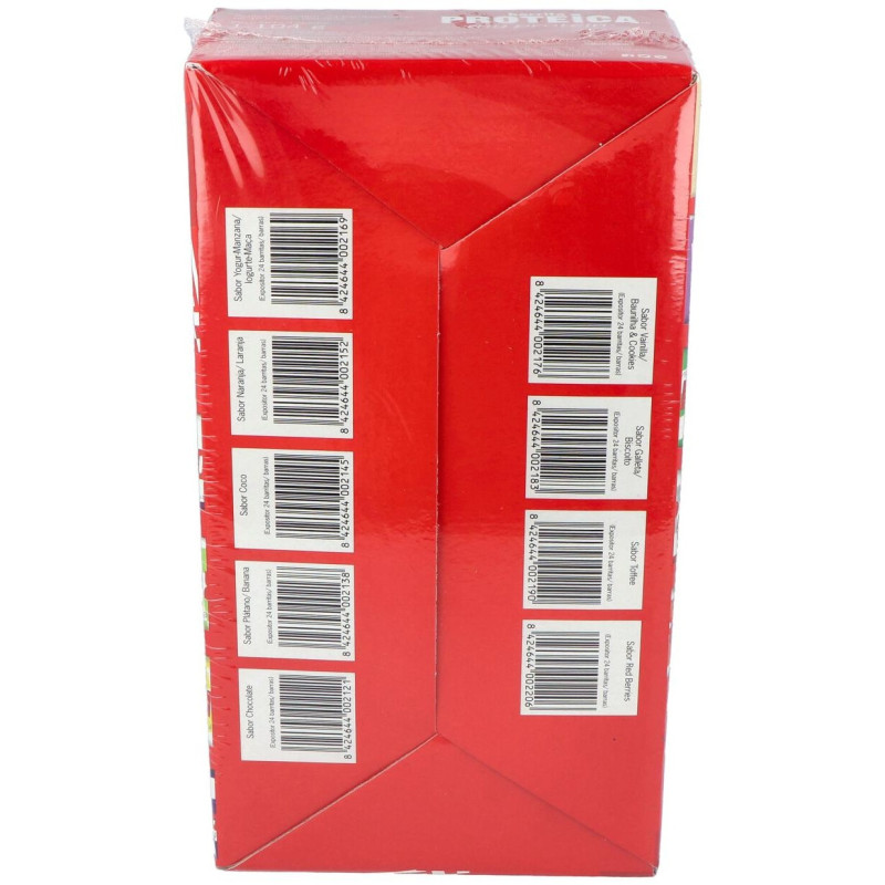 Barrita Proteica Vainilla - Cookies Caja 24unid. 2 - Nutrisport