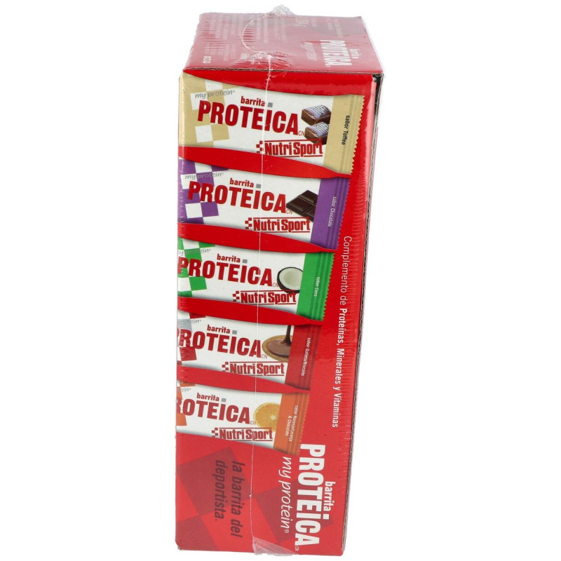 Barrita Proteica Vainilla - Cookies Caja 24unid. 2 - Nutrisport