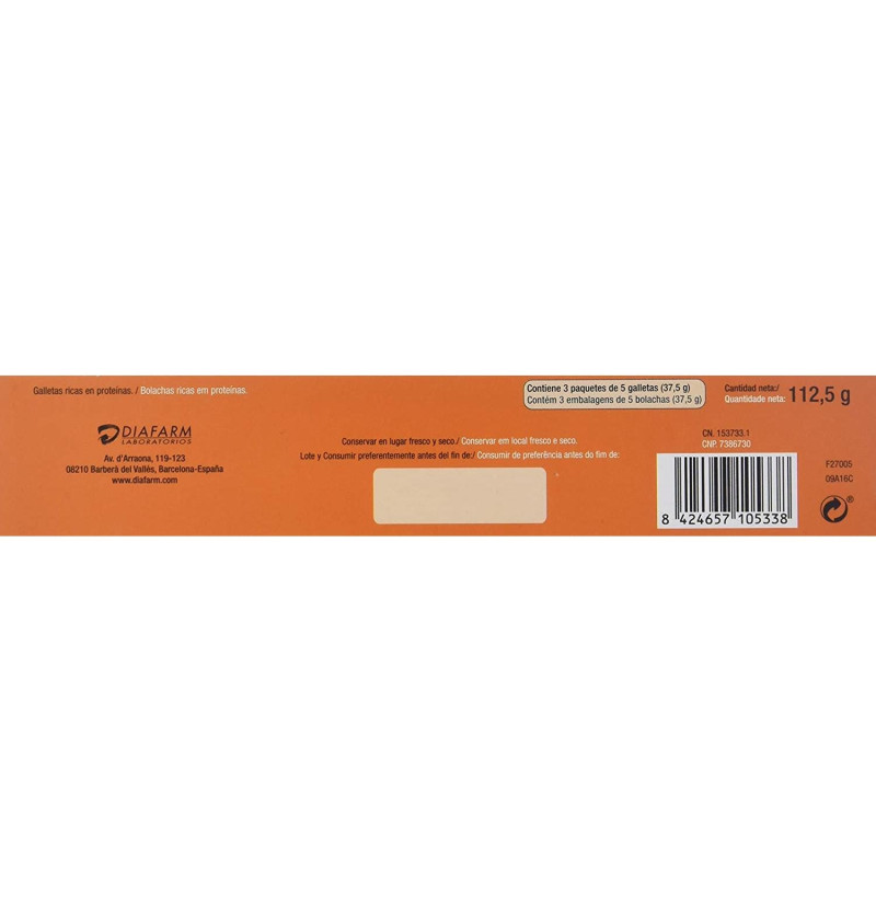 Siken Diet Galletas De Naranja (15 Galletas)