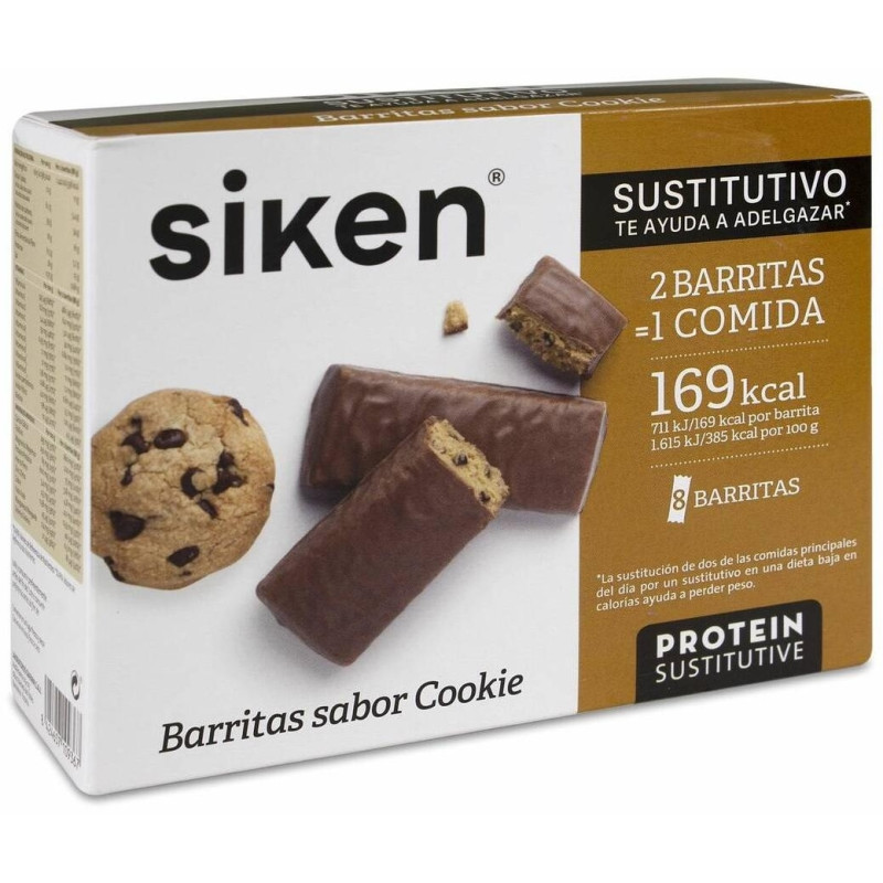Protein Sustitutivo Barrita 44 g Cookie 8 u - Siken