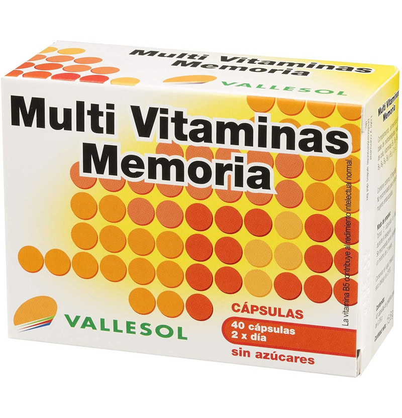 Vallesol Multivitaminas Memoria (40 Capsulas)