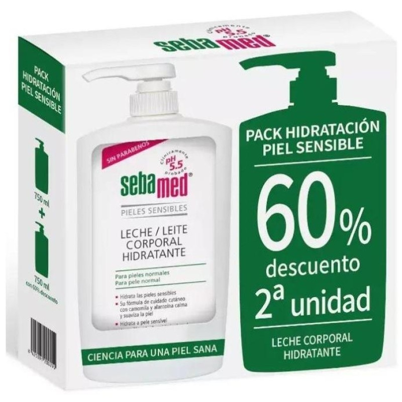 Piel Sensible Leche Corporal Promo 2 X 750 ml - Sebamed