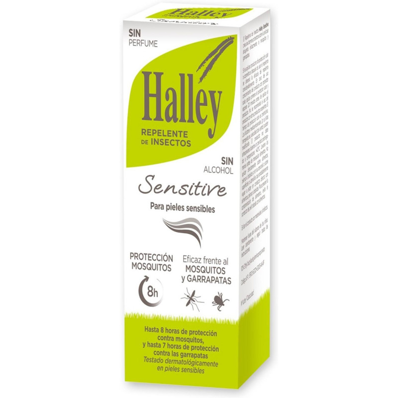 Sensitive, Repelente de Insectos para Pieles Sensibles 100ml - Halley