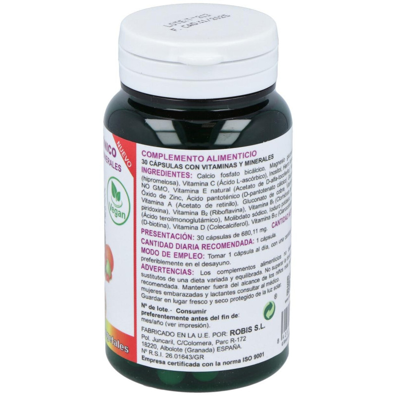 Multivitamínico 1682mg 30caps - Robis