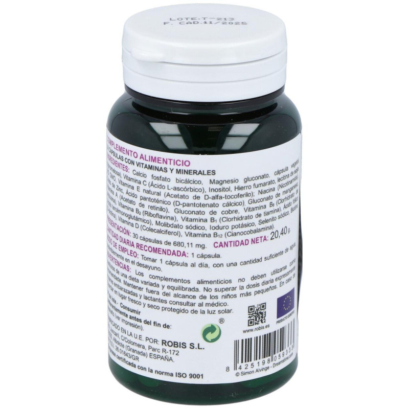 Multivitamínico 1682mg 30caps - Robis