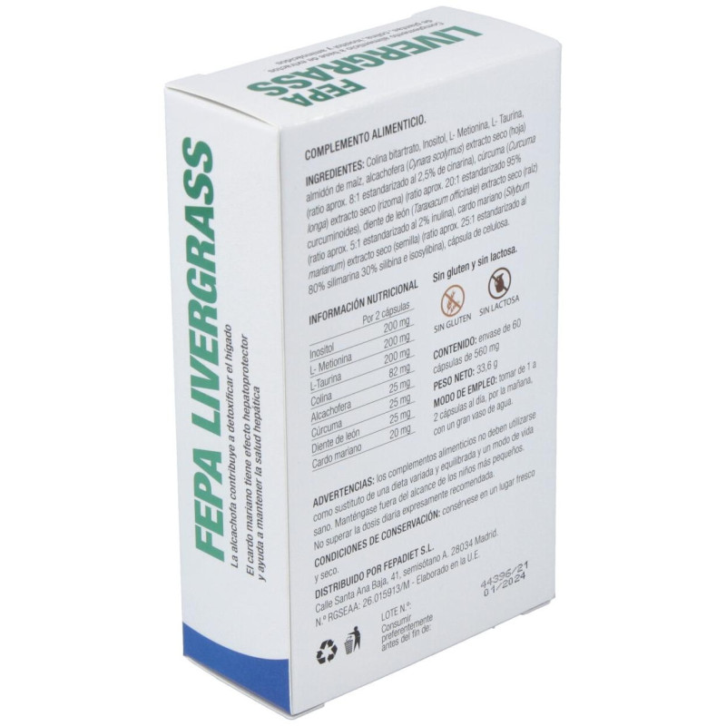 Fepadiet Fepa - Livergrass 60caps - Fepa