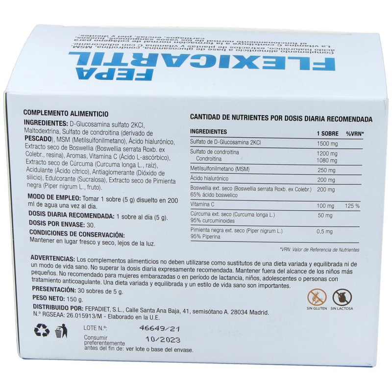 Fepadiet Flexicartil 30 Sobres - Fepa