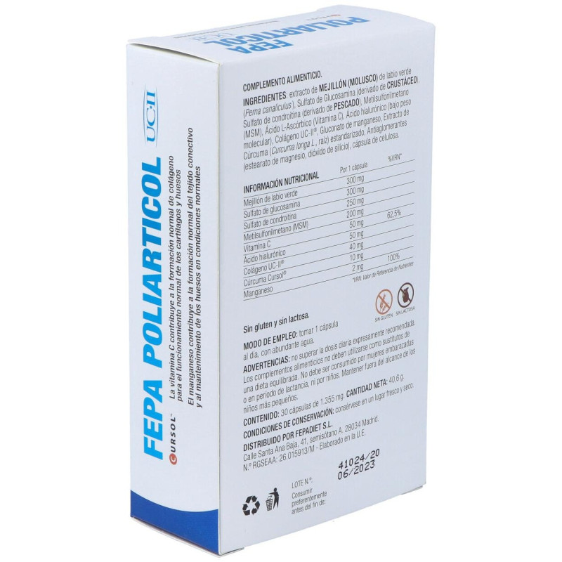 Fepadiet Fepa Poliarticol Uc - Ii 30caps - Fepa