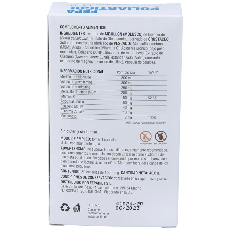 Fepadiet Fepa Poliarticol Uc - Ii 30caps - Fepa