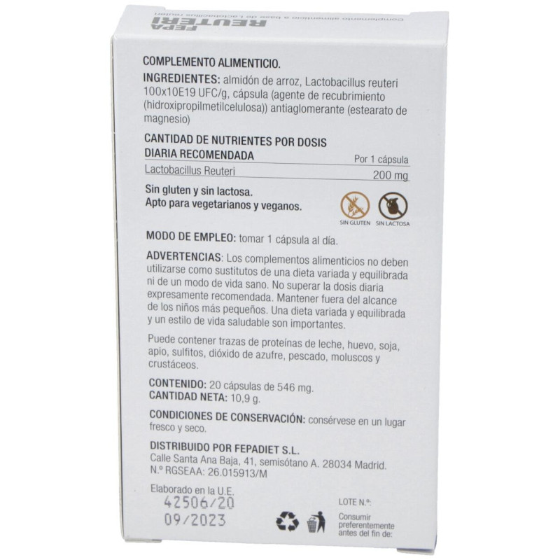 Fepadiet Reuteri 20caps - Fepa