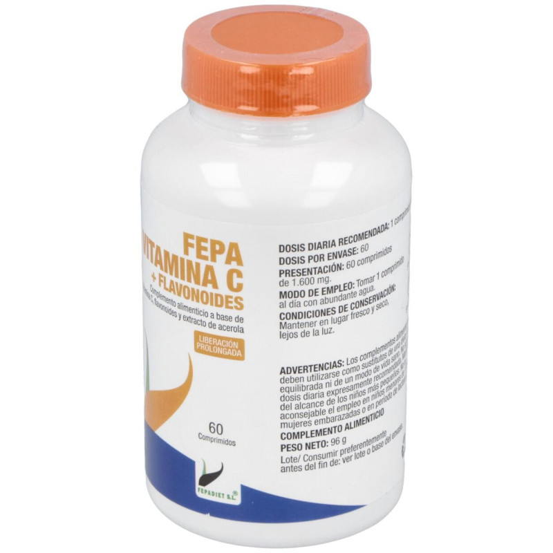 Vitamina C + Flavonoides 60comp - Fepa