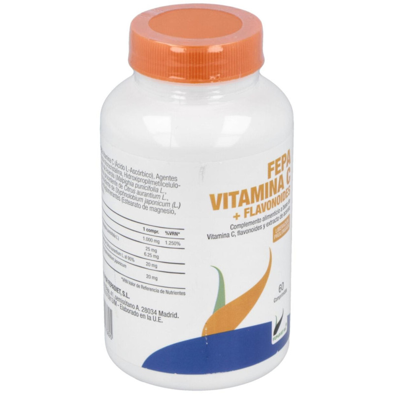 Vitamina C + Flavonoides 60comp - Fepa