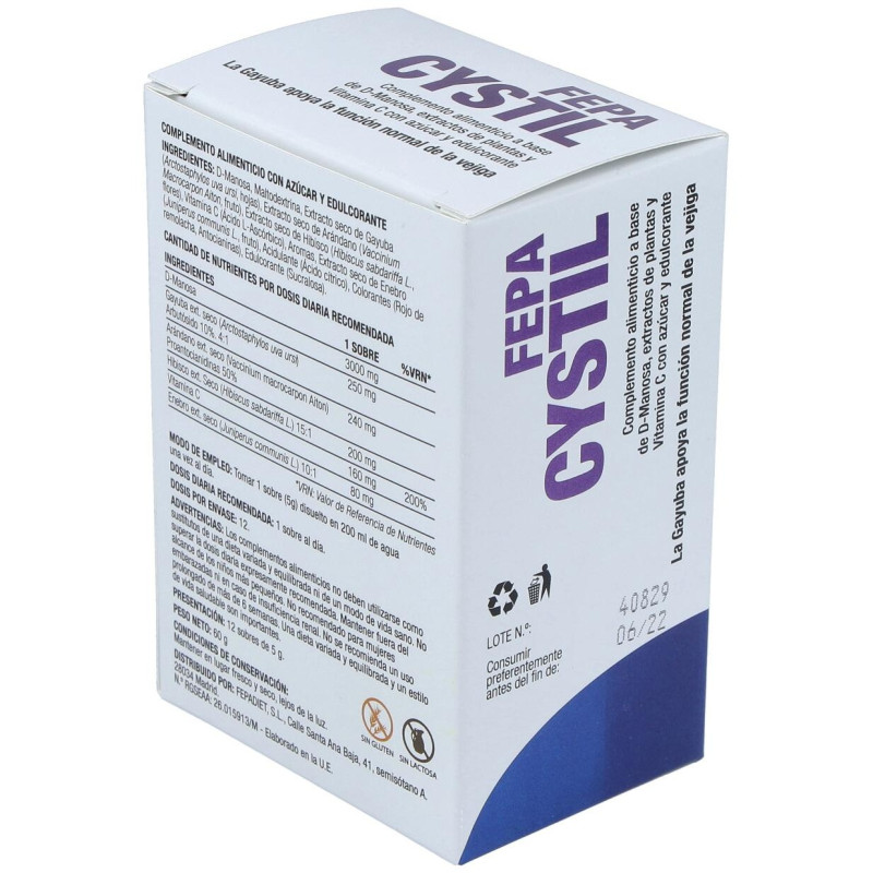 Fepadiet Fepa - Cystil 12 Sobres - Fepa