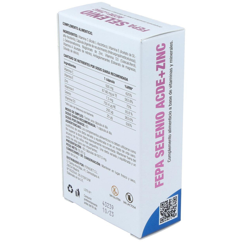 Fepadiet Fepa-Selenio Acde + Zinc 200 Ug 60Caps