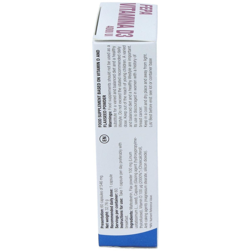 Fepa-Vitamina D3 4000Ui 60Cap.