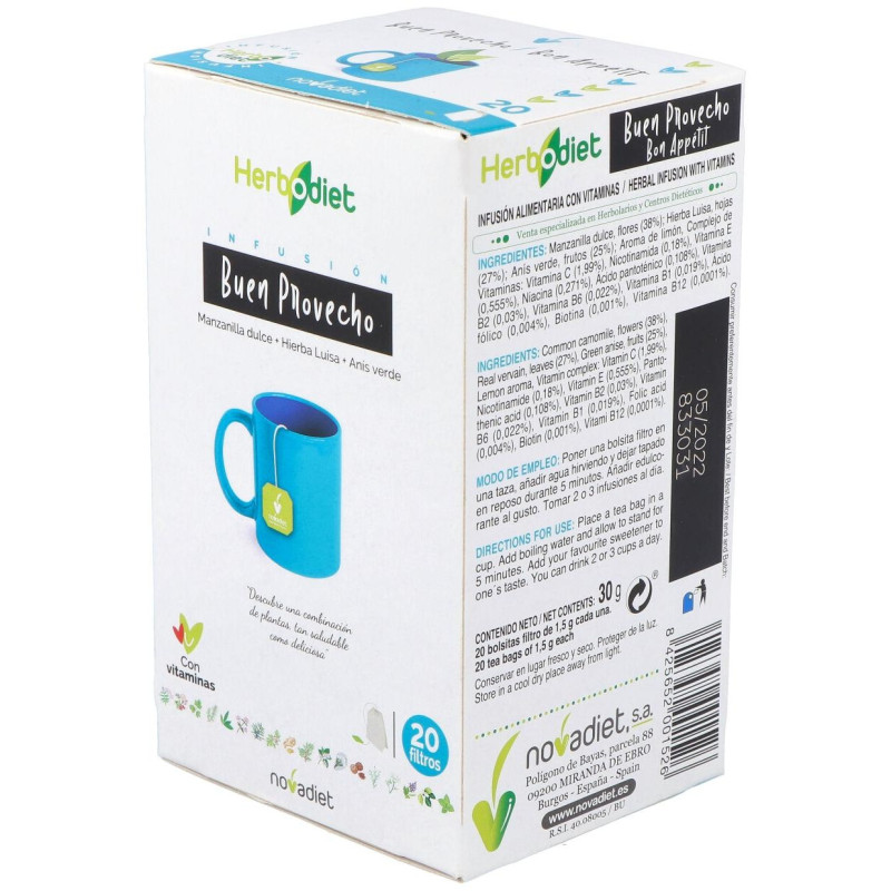 Novadiet Herbodiet Buen Provecho 20 Fil