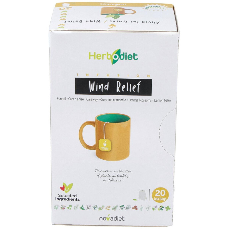 Herbodiet Infusión para Aliviar los Síntomas de los Gases 20u - Novadiet
