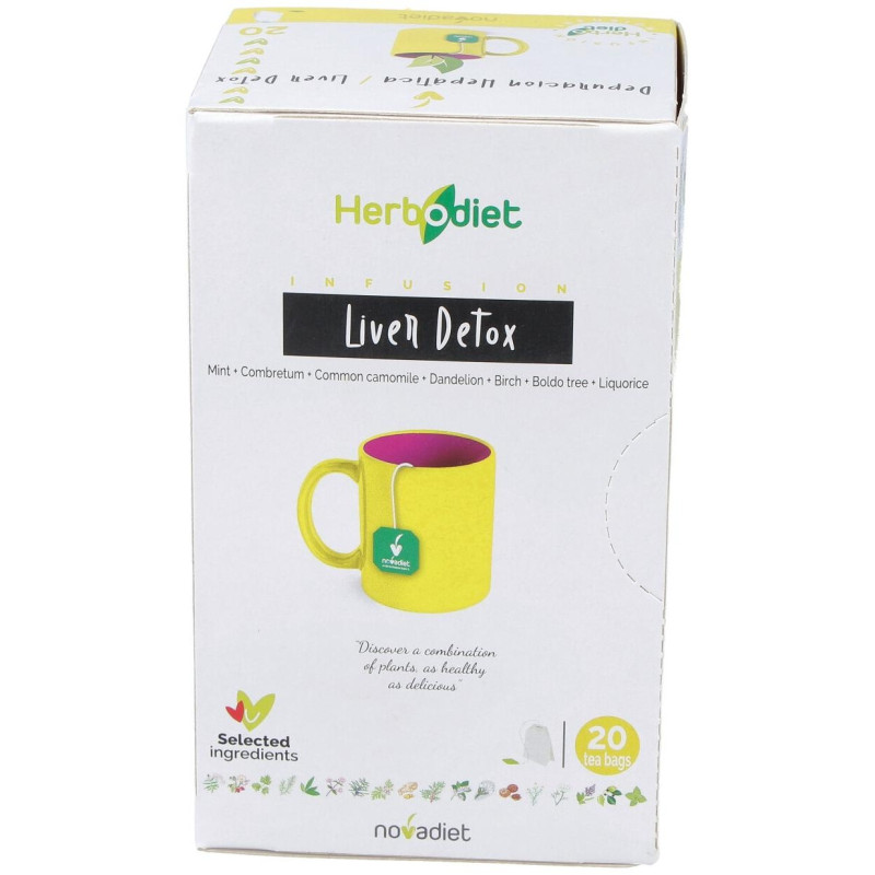 Herbodiet Depuracion Hepatica 20 Bolsitas Filtro 1_5g - Novadiet