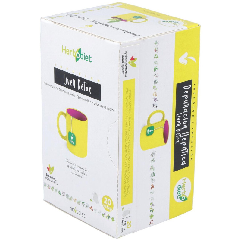 Herbodiet Depuracion Hepatica 20 Bolsitas Filtro 1_5g - Novadiet