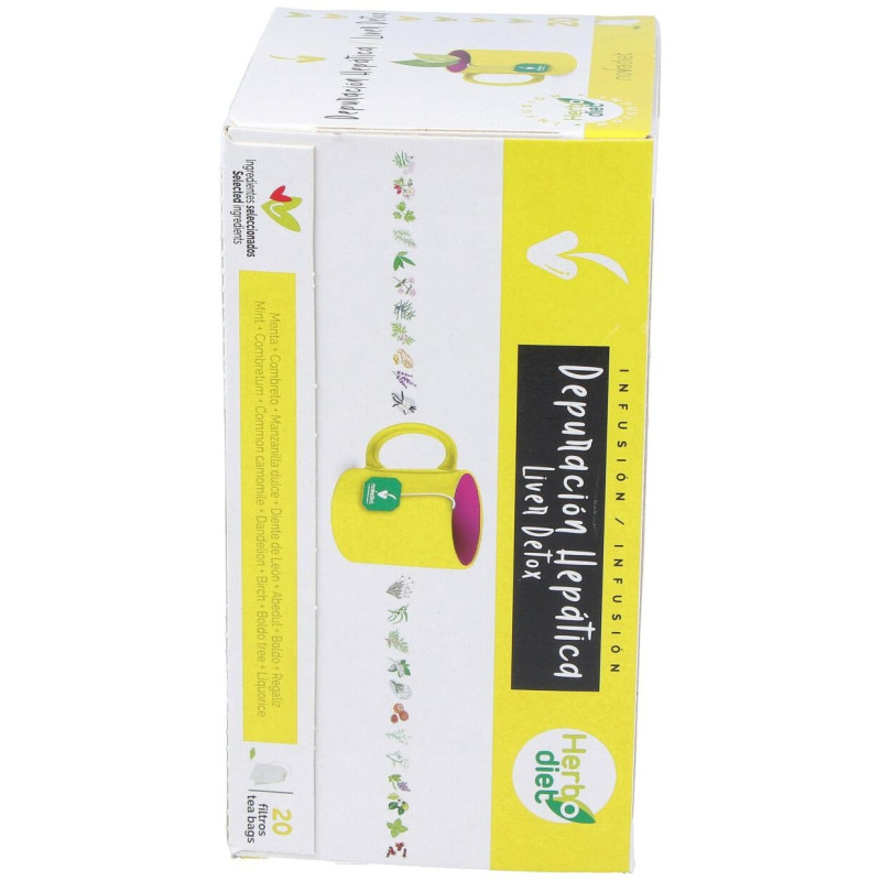 Herbodiet Depuracion Hepatica 20 Bolsitas Filtro 1_5g - Novadiet