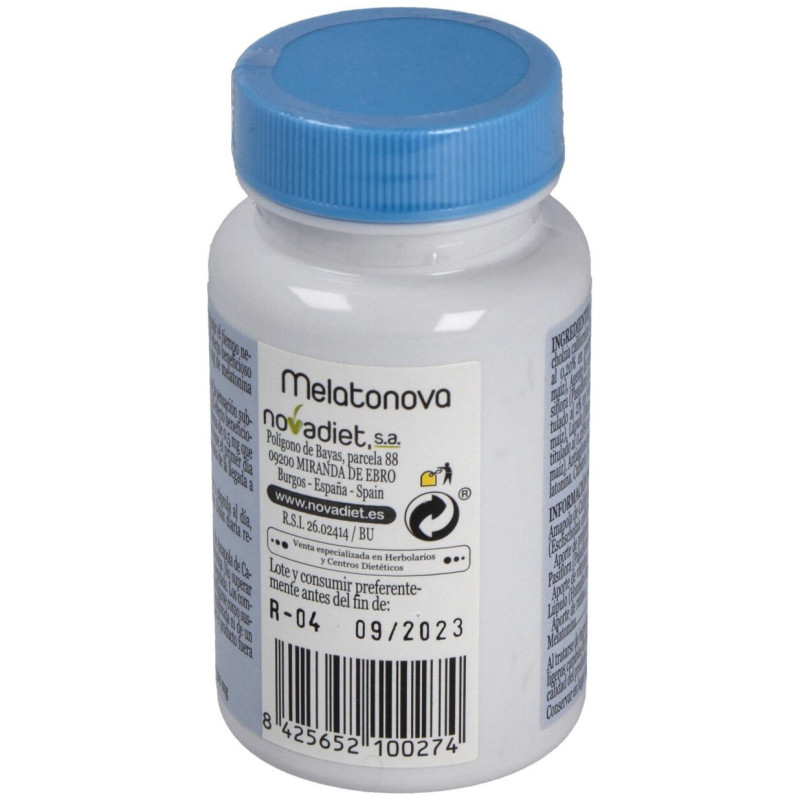 Melatonova para el Sueño 60 Cápsulas - Novadiet