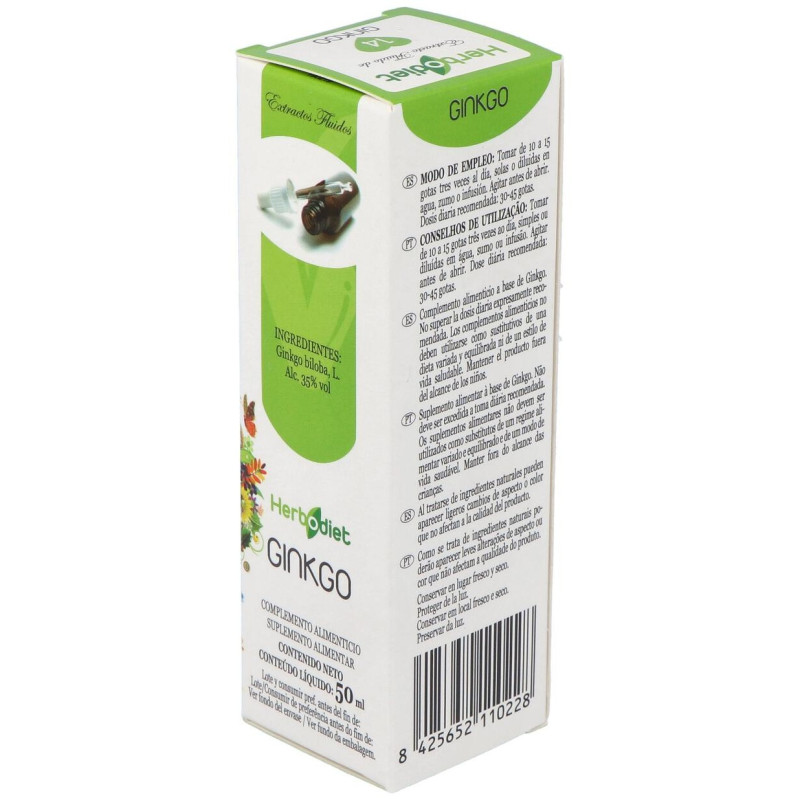 Novadiet Herbodiet Extracto Fluido De Ginkgo 50Ml